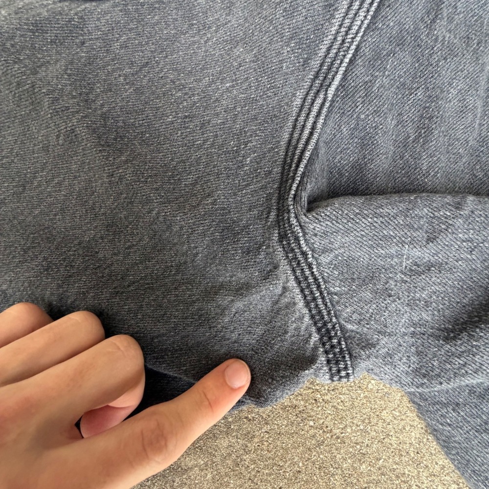 Uniqlo Mens Denim Utility Shorts Washed Black Carpenter Drawstring 321-471165 L - Picture 12 of 12